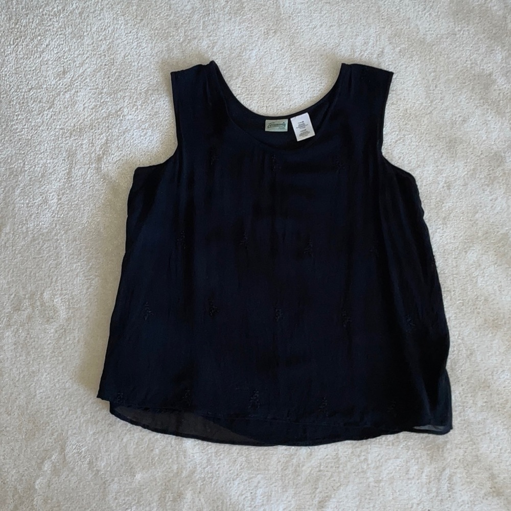 Penmans vintage Embroidered shell blouse